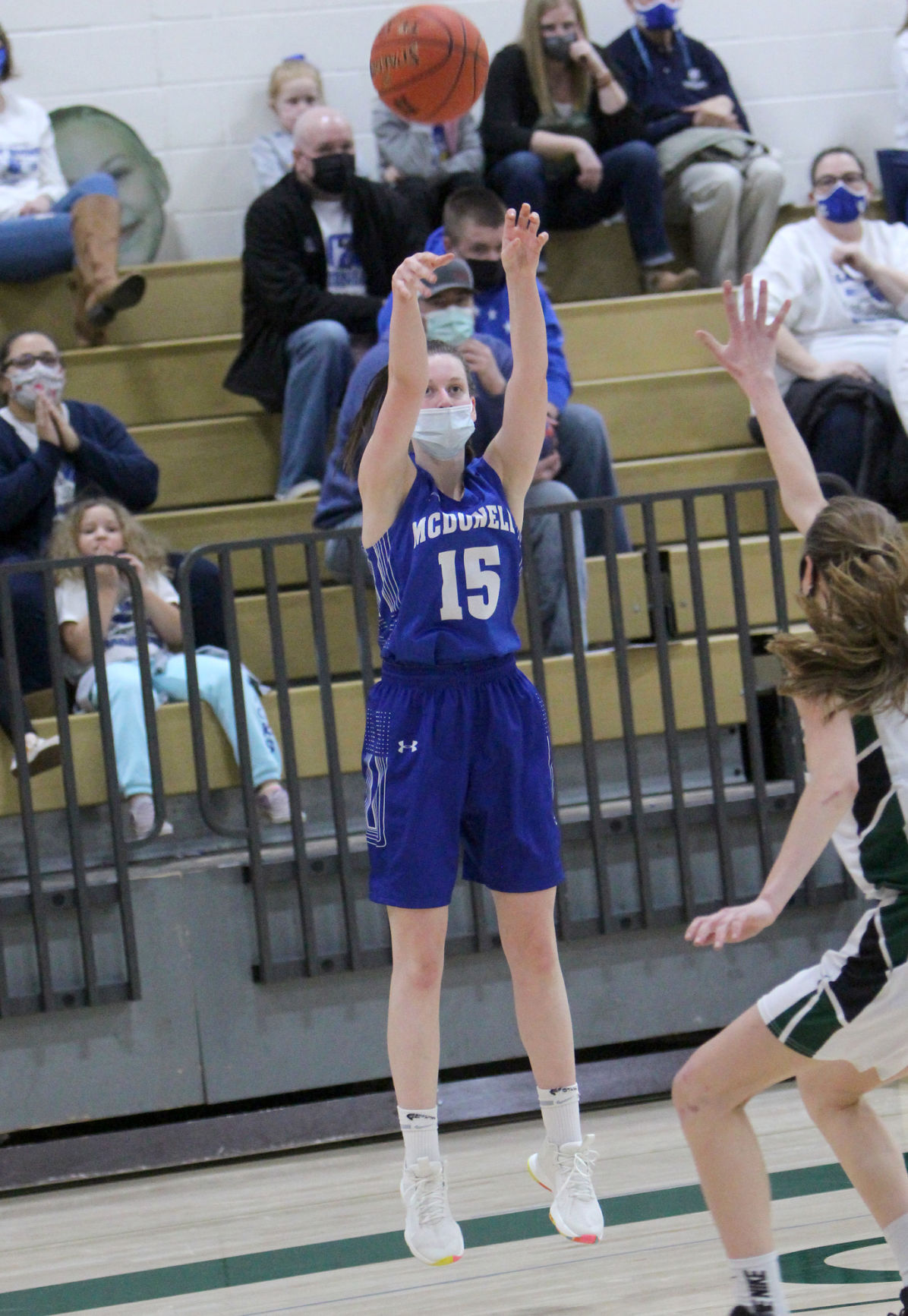 McDonell girls basketball at Northwood 2-18-21